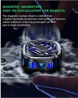 مبرد + شاحن لاسلكي مغناطيسي 15 واط