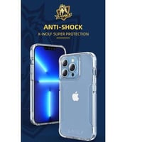 كفر جوال ايفون 12 برو ماكس شفاف اكس وولف