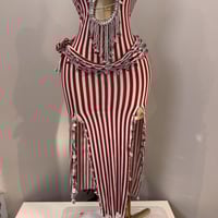 بدلة رقص مصرية مخططة