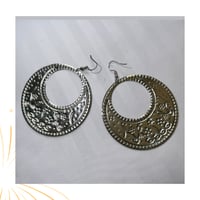 حلق اذن للرقص الشرقي فضي