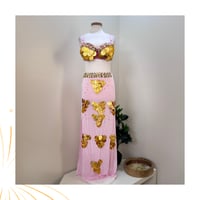 بدلة رقص مصري فخمة تطريز يدوي