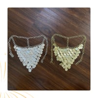 برقع معدني للرقص الشرقي