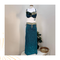 بدلة رقص مصري فخمة تطريز يدوي