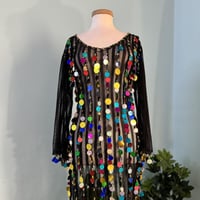 جلابية لولي للرقص الشرقي ملونه