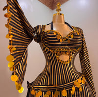 جلابية نانسي الجديدة للرقص الشرقي لون فضي