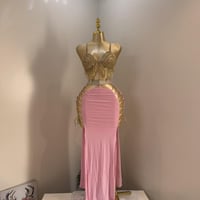 بدلة رقص مصري فخمة وأنيقة متعددة الالوان