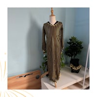 جلابية اطفال صعيدي للرقص الشرقي لون اسود مع ذهبي