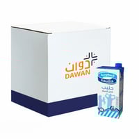 حليب السعودية كامل الدسم 1 لتر/12عبوة بالكرتون