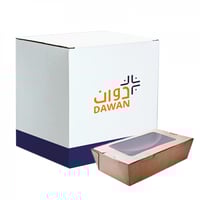 علبة كرافت مع شباك 40اونص/200حبة بالكرتون