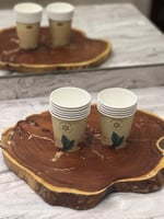 اكواب قهوة وتر الورقية 7 اونص