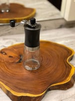 مطحنة قهوة المقطره من السراميك وزجاج