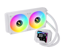 Spear TEM 240mm LCD Screen Liquid cooler White | م...