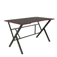 طاولة العاب باللون الأبيض شكل L سبير CM140 مع شريط...