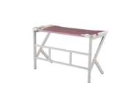 طاولة العاب سبير KP120 باللون الوردي والابيض مع شر...