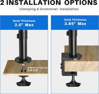 حامل شاشتين الألعاب High End Dual Monitor Mechanic...