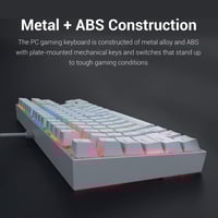 كيبورد العاب ميكانيكي ريد دراجون كومارا باللون الا...