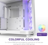 NZXT H6 Flow White | كيس ان زي اكس تي اتش 6 ابيض