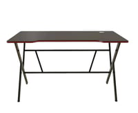 طاولة العاب باللون الأبيض شكل L سبير CM140 مع شريط...