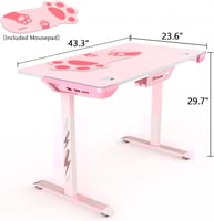 طاولة العاب باللون الوردي | Eureka Gaming Disk Pin...