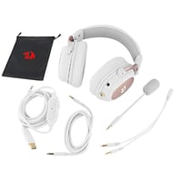 سماعة العاب ريد دراجون Redragon H510 Zeus White Pi...