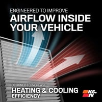 فلتر مكيف K&N نيسان التيما 2019-2025 قابل للغسل –...