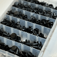 طقم كلبسات السيارة 254 قطعة مشابك أجزاء السيارة