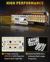 طقم كشافات ليد أوف رود 7in 240W وضعيات 6 NAOEVO