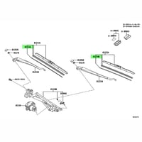 طقم جلد مساحات أمامية أصلية تويوتا كامري موديلات 2...