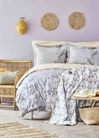 طقم مفارش مزدوج كينج سايز ِ Veronica مع بطانية شتو...