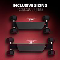 حزام الأوزان لتمارين دفع الورك Hip Thrust Belt