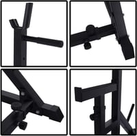 حامل أثقال وسكوات قابل للتعديل – رف تمرين الحديد ل...