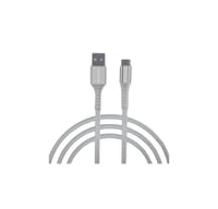 كيبل تايب سي usb قماش طول متر ابيض MOOGMAX