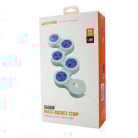 توصيلة كهربائية 4 مداخل منفذين Pd مدخل Usb سلك 3 م...