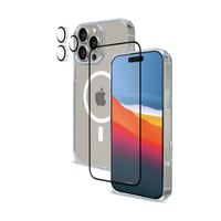 بكج حماية ارمور برو 3*1 شفاف ماك سيف لأجهزة ايفون