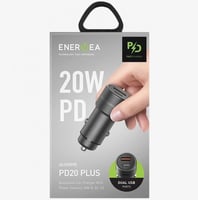 شاحن سيارة 38 واط مدخلين USB,PD انيرجيا