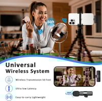 ميكروفون لاسلكي K9 لاجهزة تايب سي لتسجيل الفيديوها...