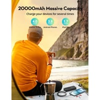 شاحن متنقل 20000 امبير 20 واط راف باور