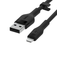 كيبل ايفون USB ربل اسود طول متر بيلكن