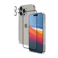 بكج حماية 3*1 أرمور برو شفاف لأجهزة ايفون 16