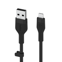 كيبل ايفون USB ربل اسود طول متر بيلكن