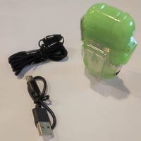 ولاعة قابلة للشحن ومقاومة للماء مع إضاءة مدى الحيا...