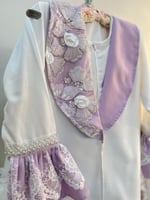 روب ام مكون من قطعتين + مدس مواليد + افرول مولوده...