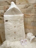 مدس + افرول + قبعة فرنسية + لفة مواليد