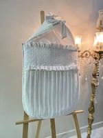 مدس مواليد مع قماش الروكاما ملبس تل منقط