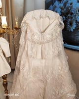 طقم مكون من روب أم قطعتين + ربطة شعر الام + فستان...