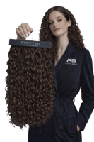 كلبسات 5 قطع كيرلي طبيعي