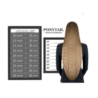 كلبسات 1 قطعة أشقر رمادي غامق طبيعي