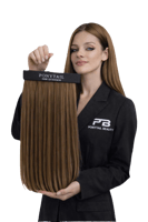 كلبسات 1 قطعة بني متوسط طبيعي