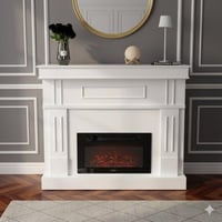 دفاية ديكور لون ابيض