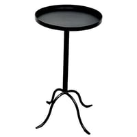 طاولة خدمة سطح حديد لون أسود